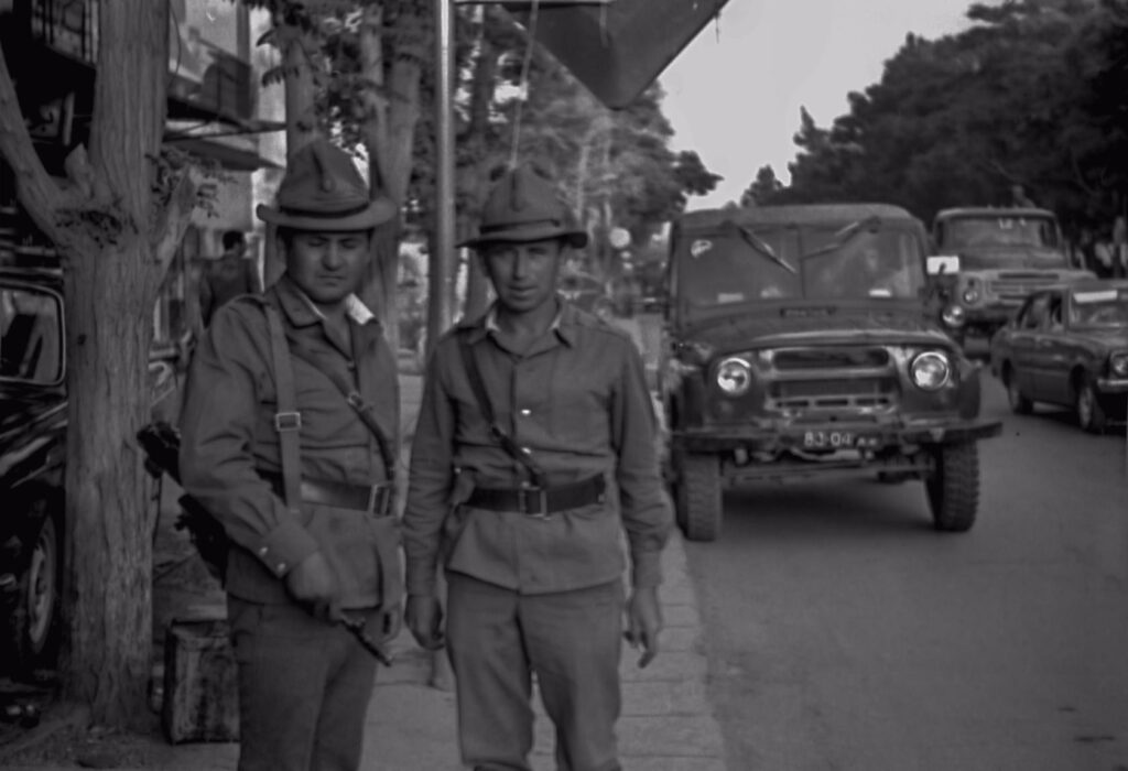 The presence of Soviet troops in Kabul.