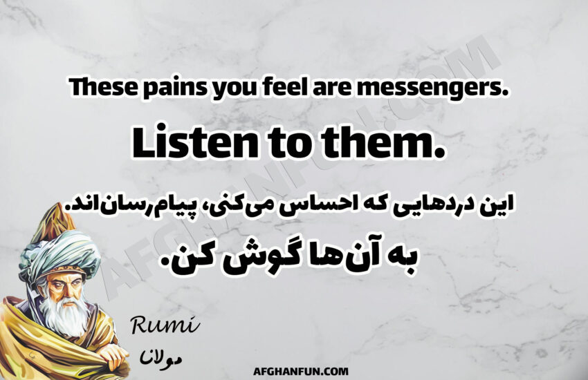 The Power of Pain: A Rumi Perspective